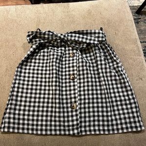 Plaid Skirt